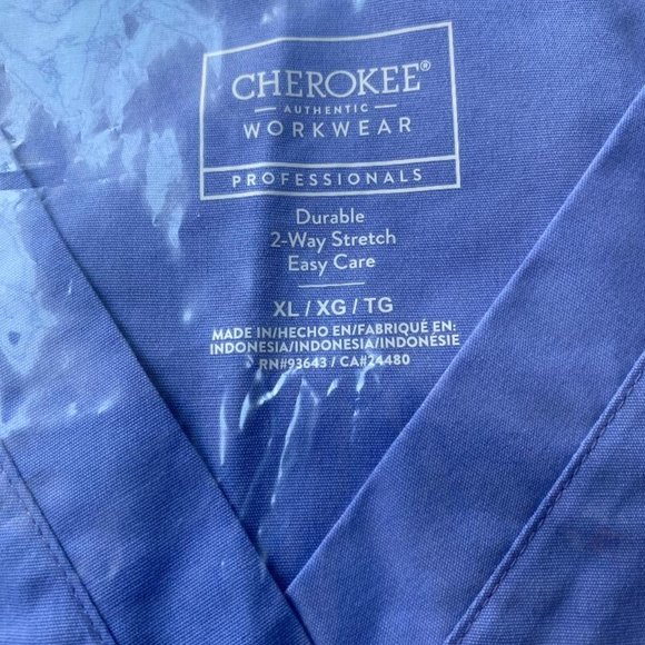 Cherokee Workwear Professionals Scrubs Top - Picture 6 of 7